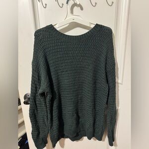 Old Navy Dark Green Crew Neck Sweater